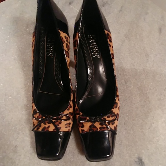 Franco Sarto leopard print pumps - Picture 1 of 4